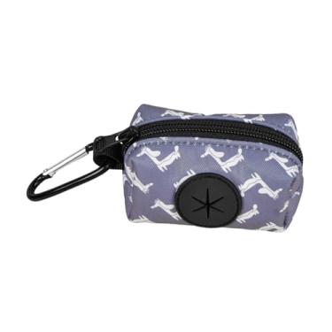 Imagem de Generic Portador de cocô de cocô de cachorro porta -malas de lixo para acessórios de para coleira por transportadora de sacola leve para caminhar, Cinza