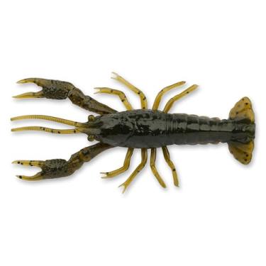 Imagem de Savage Gear Isca de pesca 4D Craw, abóbora verde, perfil realista de crawdad, infundida com perfume, ideal para Jig Heads, flip, Carolina Rigs e mais