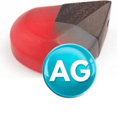 Imagem de Corante Semi-transparente vermelho AG - Resinas ag, 10G