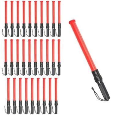 Imagem de Bastao Sinalizador Kit 30 Uni Flanelinha Transito Engarrafamento Luz L