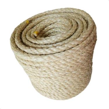 Imagem de Corda de Sisal 10mm 30 Metros, para Balanço e Artesanatos - Sisal Nord