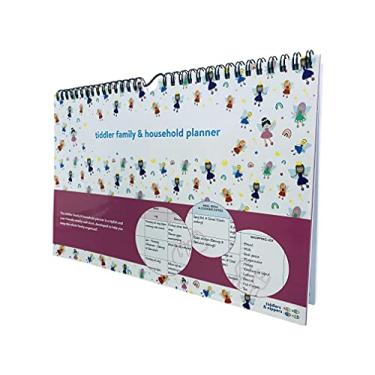 Imagem de Agenda familiar e doméstica | Organizador/calendário semanal sem data | Layout inteligente em tamanho A4 | Espaço para 6 pessoas e 1 ano de planejamento | Embalado com recursos úteis (fabulosas fadas)