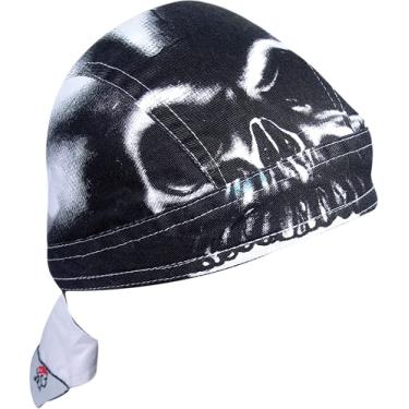 Imagem de ZANheadgear ZSG031 Bandana Flydanna 100% algodão, caveira aerografada