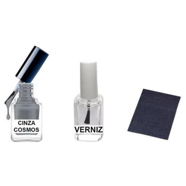 Imagem de Tinta Retoque Tira Risco Carro Volkswagen - Cinza Cosmos - Jhow Adesiv