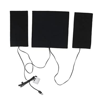 Imagem de Alma de Aquecimento Elétrico USB, 3 Níveis Ajuste do Aquecedor de Fibra de Carbono de Temperatura, para Ombros, Pescoço, Cintura, Costas, Abdômen, Cama de Estimação, Almofada