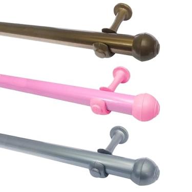 Imagem de Kit Varão P/Cortinas 2.50 Metros 28mm (Grosso)(SORTIDO)