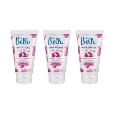 Imagem de Creme Depilatorio Depil Bella Facial Petala De Rosas 40G-3Un