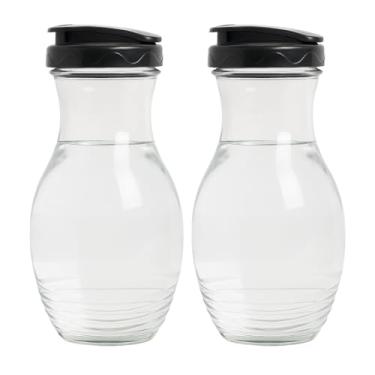 Imagem de 2 Garrafa Geladeira Tulipa 1 Litro Moringa Água Suco Slim (Preto)