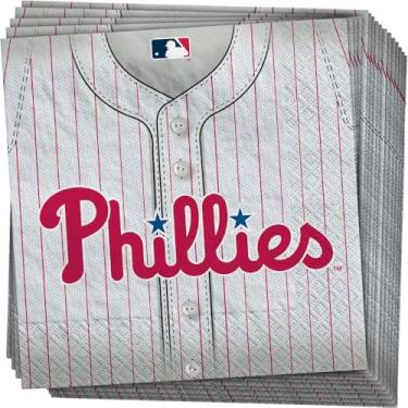 Imagem de amscan Philadelphia Phillies Lunch Disposable Paper Napkins- 36 pcs.
