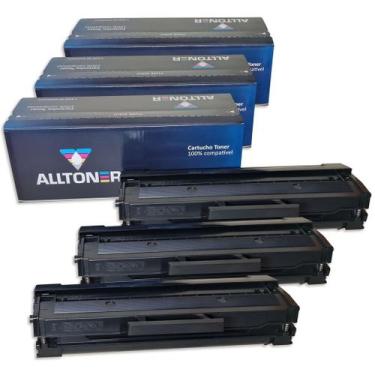 Imagem de Combo 3 Cartuchos toner p/Samsung ALLTONER preto MLT-D104S 4HY98A CX 3