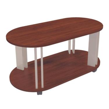 Imagem de Mesa De Centro 4 Rodízios Medianeira Cedro Off White