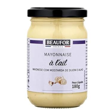 Imagem de Maionese com Alho e Mostarda Dijon Beaufor Francesa 180g
