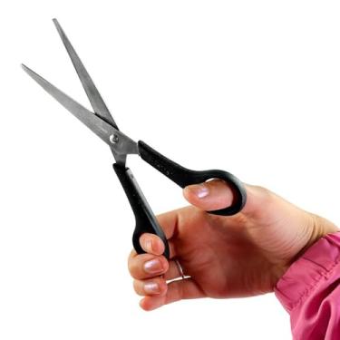 Imagem de Tesoura de Barbeiro Profissional, 19cm, Aço Inoxidável, Conjunto com 2 Unidades