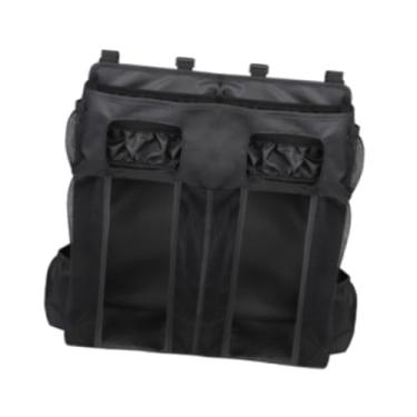 Imagem de WeiLaiKeQi Organizador de fraldas suspenso, empilhador de fraldas para bebês, trocador para meninos e meninas, espaçoso com dispensador de lenços de papel, Preto