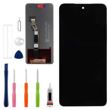 Imagem de Vvsialeek Novo conjunto de digitalizador de tela sensível ao toque LCD para Moto G35 5G [6,2 polegadas] com kit de ferramentas de reparo técnico - Função de impressão digital