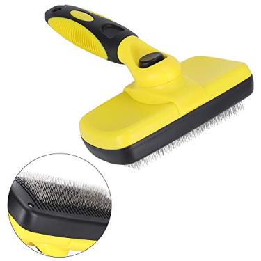 Imagem de Sluffs Pet Open Knot Comb Scalable Automatic Hair Removing Grooming Supplies for Cats Dogs Depets Self Cleaning Slicker Brush, Dog Cat Bunny Pet Grooming Shedding Brush - Easy to R