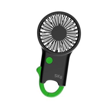 Imagem de Generic Ventilador portátil de mão Ventilador pessoal de mão 2 em 1 Função de fortalecimento de para concerto, Verde
