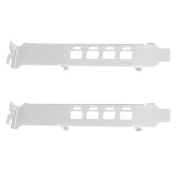 Imagem de The Lord of the Tools Conjunto de 2 peças de suporte longo de altura total com parafusos compatíveis com NVIDIA compatível com Quadro K1200 NVS 510 P400 P600 P620 P1000 K1200 NVS510 T600 T1000