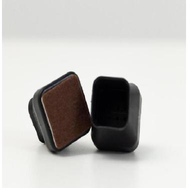 Imagem de Kit 4 Protetor Para Cadeira Mesa Feltro Silicone 20Mm A 28Mm - Geoprot