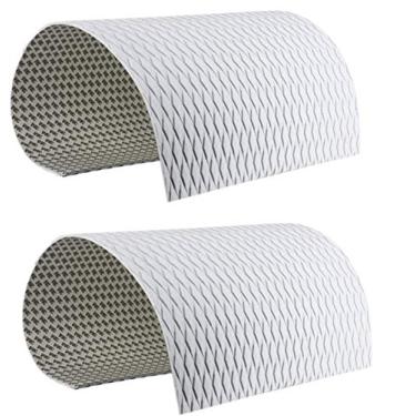 Imagem de Amarine Made Pacote com 2 tapetes de tração antiderrapantes universais com folha de EVA aparável para barcos, caiaques, pranchas de surfe, skimboards 50,8 x 50,8 cm