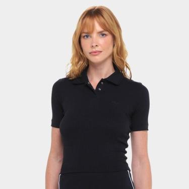 Imagem de Camisa Polo Fila Essentials Feminina, Preto, G