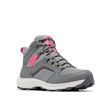 Imagem de Columbia Tênis feminino Re-Peak Mid para caminhada, Aço cinza ti, gerânio selvagem, 8.5
