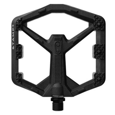 Imagem de Crankbrothers Stamp 0 Pedais planos para bicicletas MTB e BMX, corpo composto leve, aderência aprimorada com 12 pinos, preto, grande