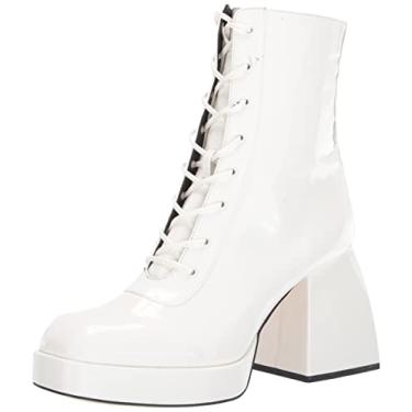 Imagem de Circus by Sam Edelman Bota feminina Kia Ankle Boot, Patente branca, 9.5