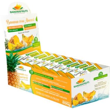 Imagem de Bananafruti, Display Bananada Bananinha Natural Zero Açúcar com Abacaxi - Naturafruti - 24 x 25 g