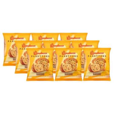 Imagem de 9 Mini Panettone Panetone Bauducco Frutas Cristalizadas 80g - 78919620