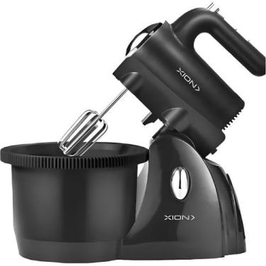 Imagem de Batedeira Xion com Tigela XI-BA380 380W - Preto, 220V