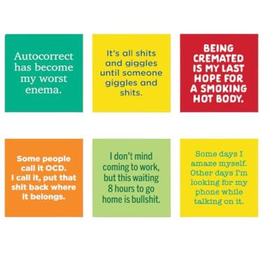 Imagem de Combo Ímãs engraçados de geladeira para adultos – ímãs de citação hilária de 7,6 cm x 7,6 cm para bom humor, ímãs de geladeira inspiradores, presente de ímã de barra, ímãs sarcásticos | Desfrute de