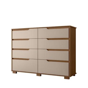 Imagem de Cômoda 8 Gavetas Geórgia Carvalho/fendi Moval Móveis