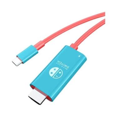 Imagem de Cabo 4K 100W PD Tipo C Para HDMI Para Jogos HDTV Compatível Com Laptop