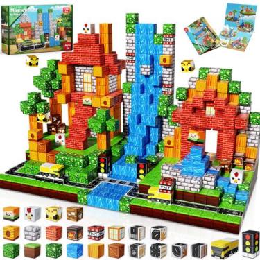 Imagem de Blocos de construção magnéticos Magneverse 150 unidades para crianças 