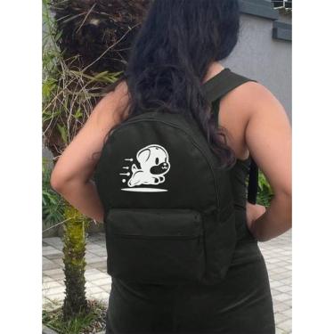 Imagem de Mochila Small CACHORRO CORRENDO Bolsa Escolar Trabalho Viagem Mala Fac