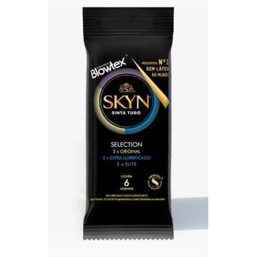 Imagem de Preservativo Camisinha Skyn Seletion Com 6 Unidades - BLOWTEX