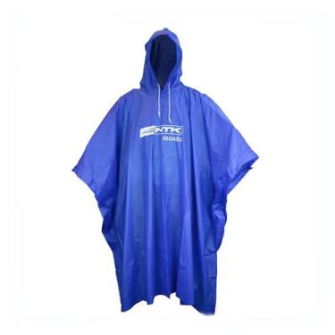 Imagem de Capa de Chuva Impermeável Azul Poncho Iguazu Adulto 540100 Nautika