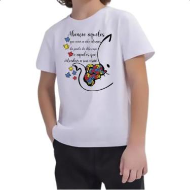 Imagem de Camiseta Infantil Autismo Abencoe janela da diferenca - Alearts, 14