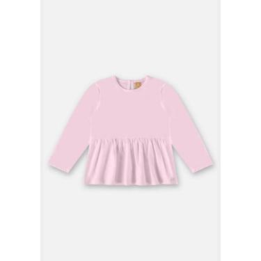 Imagem de Bata Manga Longa Infantil Menina Up Baby, Roxo, 10