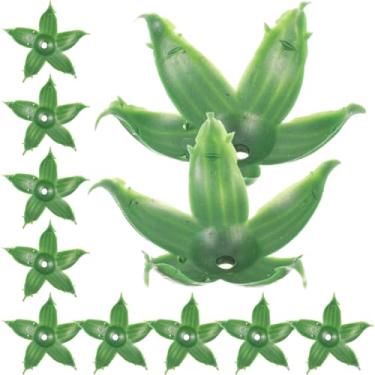 Imagem de Angoily 120 Cálices de Flores Artificiais, Sépalas de Plástico para Projetos de Artesanato Diy, Recipientes de Flores Verdes para Buquês E Arranjos