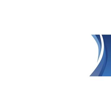 Imagem de Quadro Decorativo com Estampa Abstract Blue Wave Curve Lines Banner 30 x 30 Papel 2 unidades