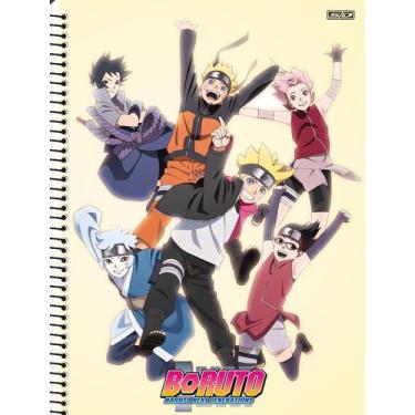 Imagem de Caderno Boruto Naruto Universitário Lançamento 80 Folhas C57 - São Dom