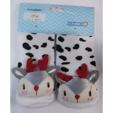 Imagem de Meia menino infantil com Bichinho variados cores antiderrapante - HHW,