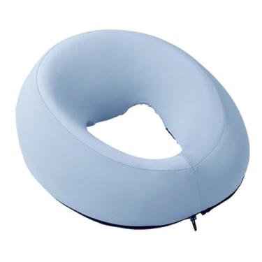 Imagem de IEUDNS Almofada de rosto para baixo, almofada de salão de beleza, capa removível multifuncional, de massagem ergonômica para cama de spa, dormir em casa e