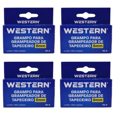 Imagem de Grampo De 8mm Para Grampeador De Tapeceiro Com 4000 Unidades - Western