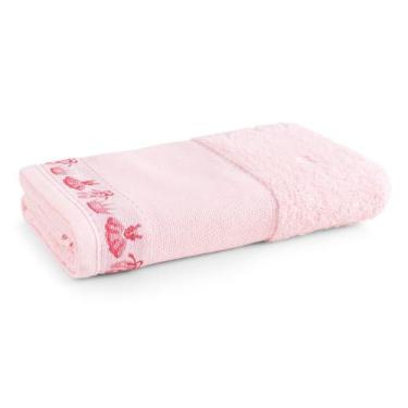 Imagem de Lavabo para Bordar Felpudo Bale 30cm X 45cm KARSTEN, ROSA - 6162