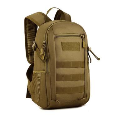 Imagem de Mochila HUNTVP Mini Daypack Military MOLLE 20L marrom escuro