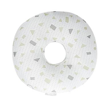 Imagem de Baoblaze Travesseiro de dormir lateral em formato de O com furo, protetor auricular, suporte de pescoço, protetor de pescoço para relaxamento, Cinza