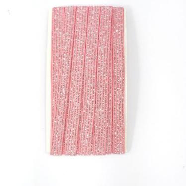 Imagem de 10 metros Elástico Lurex chato 7mm Salmão 3555 010 encadernação - More